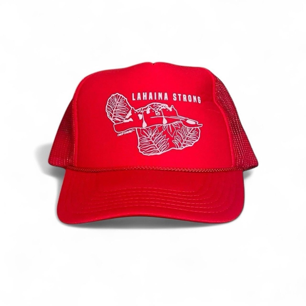 OTTO Trucker Hat Red Skate Streetwear Summer Unisex One Size SnapBack